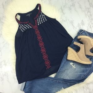 Romeo & Juliet Couture Embroidered Top Medium